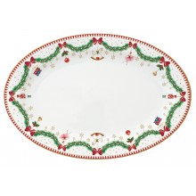 Овално плато 35х23см Magie De Noel